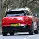 Mini Countryman Cooper SE in red, rear