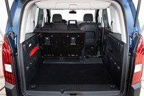 Peugeot Rifter boot, seats part-folded