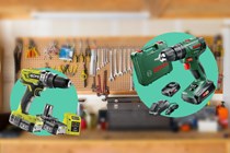 A selection of cordless drills