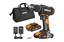 WORX WX370.1 PowerShare 20V Cordless Combi Hammer Drill Kit