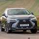 Lexus NX: safest cars in the UK 2023, front three quarter cornering, silver paint