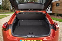 Lexus UX review - boot space with load floor in place