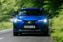 Lexus UX300h (2024) front driving