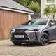 Lexus UX review - Premium Sport Edition, grey, front