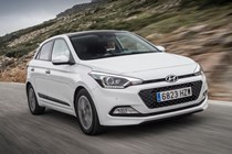 Hyundai i20 Hatchback (2015-) - Spanish lhd model - Driving/action, front three-quarters