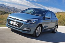Hyundai i20 Hatchback (2015-) - Spanish lhd model - Driving/action, front three-quarters