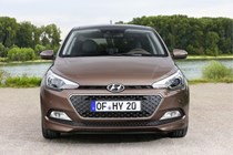 Hyundai i20 Hatchback (2015-) - in dark metallic copper - front profile