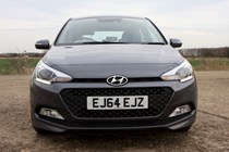 Hyundai i20 Hatchback (2015-) - Front profile with manufacturer's badge and grille