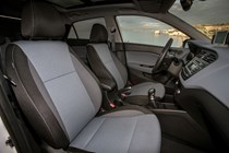 Hyundai i20 Hatchback (2015-) - lhd model, interior detail - driver's and passenger seat