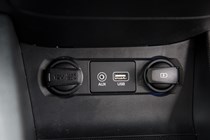 Hyundai i20 Hatchback (2015-) - UK rhd model, interior detail features decent connectivity