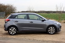 Hyundai i20 Hatchback (2015-) - UK rhd model, static exterior side-on profile