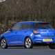 Suzuki Swift, exterior, blue, rear three-quarters