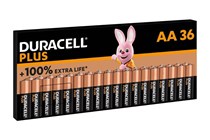 Duracell Plus AA Batteries (36 Pack)