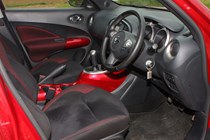 Nissan Juke red interior