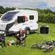 A lightweight caravan like the Swift Basecamp helps the tow car's efficiency.
