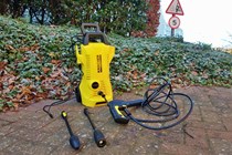 The Karcher K3 with both lances on show