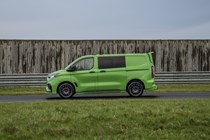 The Ford Transit Custom MS-RT's styling is inspired by WRC cars.