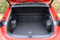 VW Tiguan review - boot space with seats up, Bauer Media exclusive image