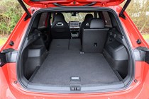 VW Tiguan review - split-fold rear seats, Bauer Media exclusive image