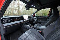 VW Tiguan review - front seats, Bauer Media exclusive image