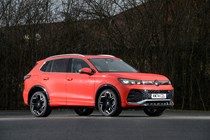 VW Tiguan review - front, Persimmon Red, R-Line, Bauer Media exclusive image