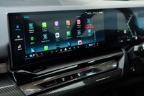 BMW i5 Touring: infotainment system, main menu