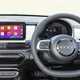 Fiat 600 Hybrid review - dashboard, steering wheel, infotainment screen