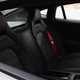 Porsche Panamera GTS: rear seats, black upholstery