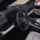 Porsche Macan Electric (2024) review: dashboard, black and cream leather upholstery