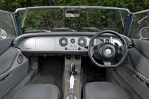 Morgan Plus Six review - interior, full dashboard, exclusive Bauer image