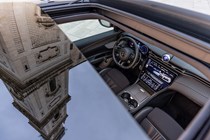 Overhead view of Maserati Grecale Folgore 2024 interior