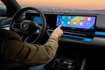 Smartphone mirroring platforms such as Apple CarPlay transfer some of your phone's features to the infotainment screen.