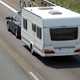 Ford Mondeo towing caravan in Belgium - driving in Belgium