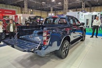 Isuzu D-Max EV, CV Show, rear, blue