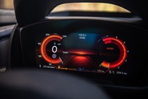 BMW i8 Roadster dials, Sport mode