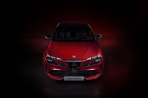 Alfa Romeo Milano: front static, studio shoot, red paint