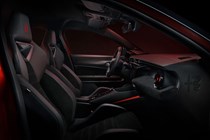 Alfa Romeo Milano: front seats, black upholstery