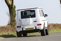Mercedes G580 dynamic rear