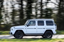 Mercedes G580 dynamic side view