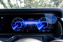 Mercedes G580 digital dials