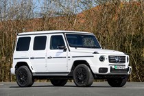 Mercedes G580 in white front