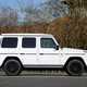 Mercedes G580 in white side view