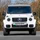 Mercedes G580 in white front