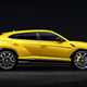 Lamborghini Urus yellow, side