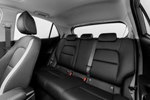 Kia Picanto facelift: rear seats, black upholstery