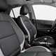 Kia Picanto facelift: front seats, black upholstery