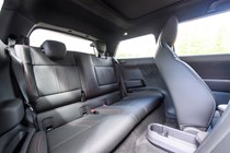 Mini Cooper SE (2024) rear seats