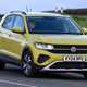 Volkswagen T-Cross in yellow, front