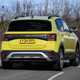 Volkswagen T-Cross in yellow, rear