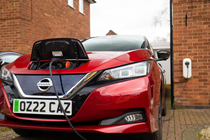 Nissan Leaf on charge